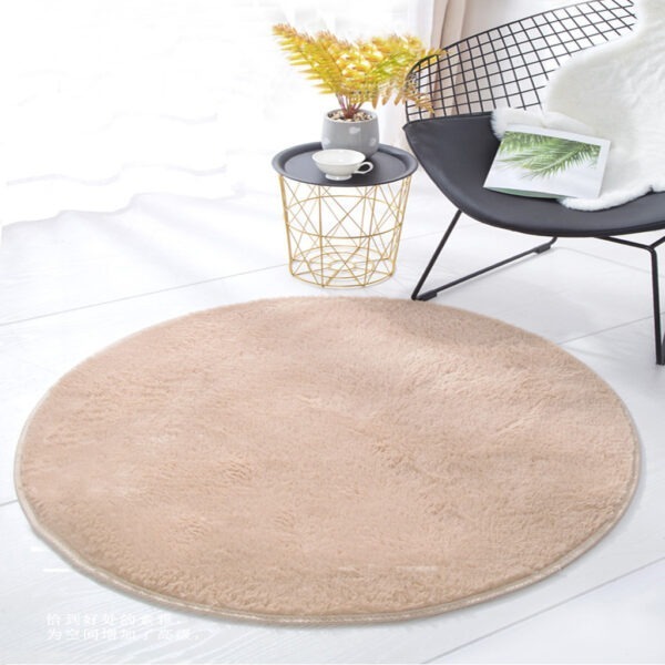 Lamb Velvet Round Carpet Fitness Yoga Mat Hanging Basket Computer Upholstery