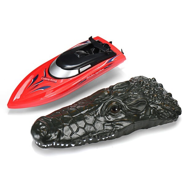 RH702 2.4G RC Boat 2 In 1 Simulation Crocodile Double Motors Vehicles RTR Model Toy